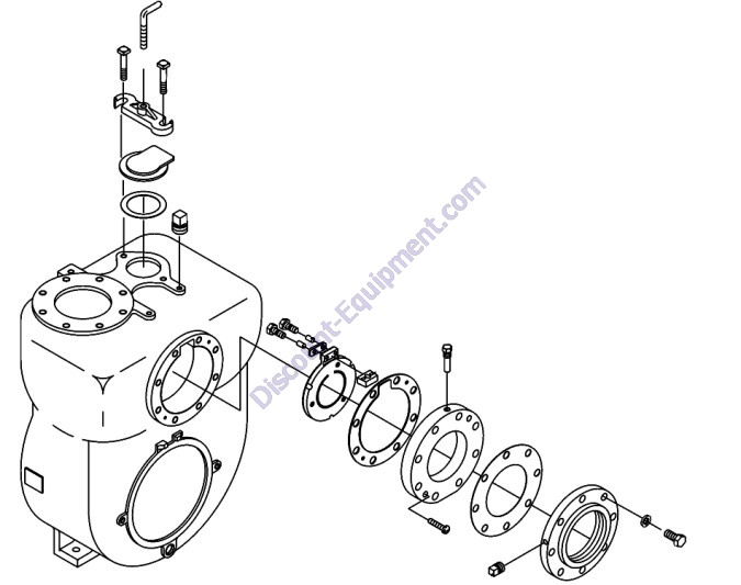 MQ600TD80 Pump Suction Side Assembly
